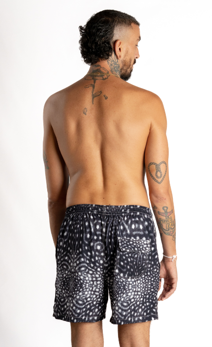 Men's Shorts - Black Whale Shark - BeMyCrazy