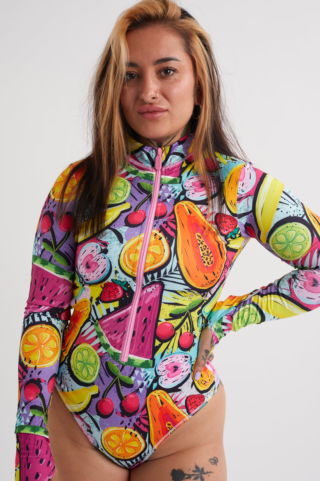 Oceanic Oasis Long - Tropical Fruits - BeMyCrazy