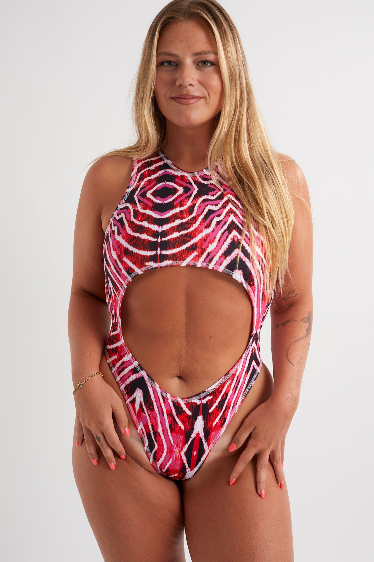 Sea Star Splash Sleeveless - Pink Angel Fish Pink Angel Fish