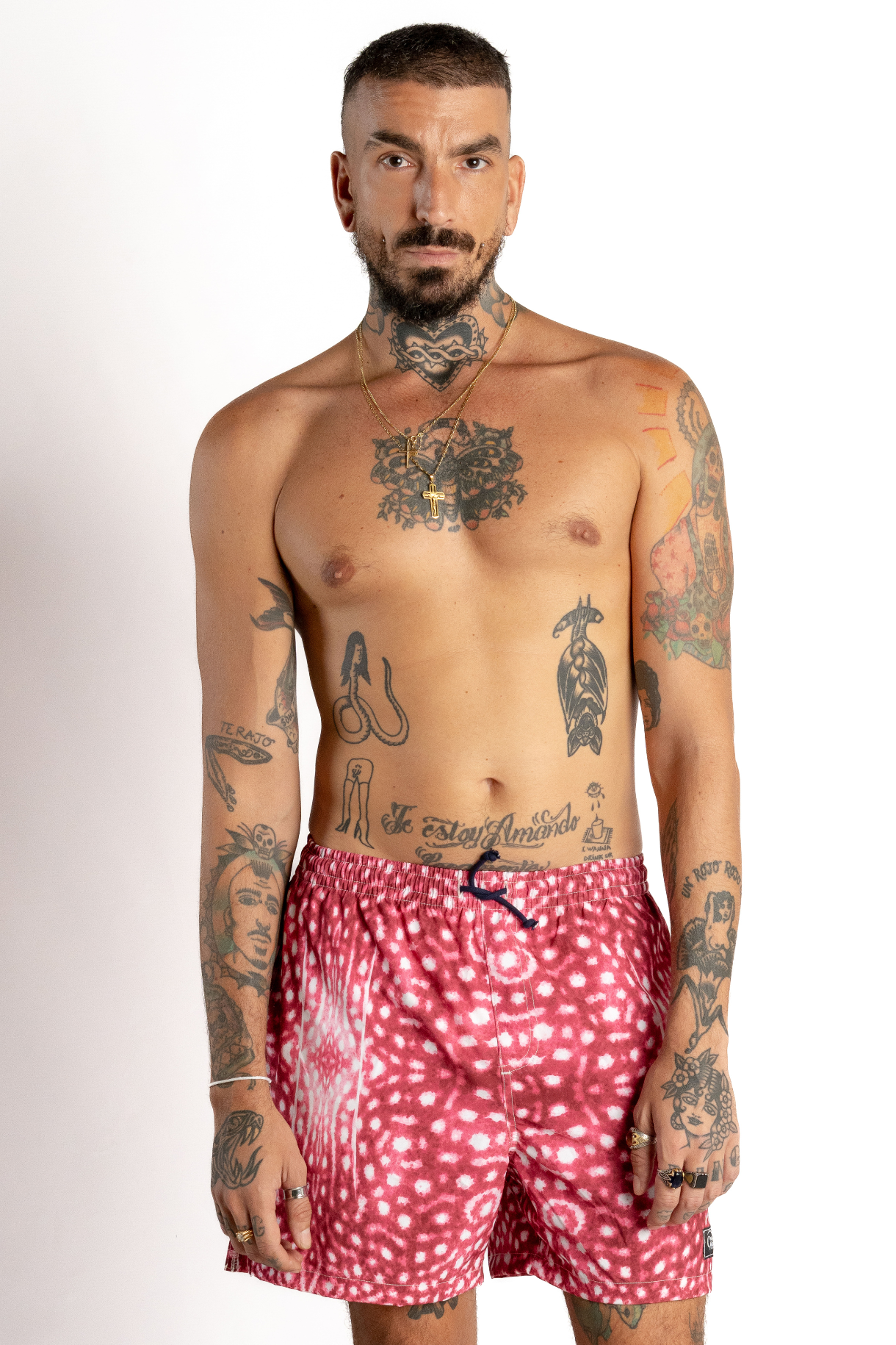 Men's Shorts - Pink Whale Shark - BeMyCrazy