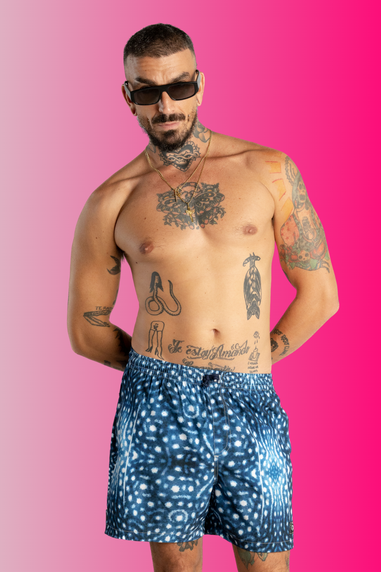 Men's Shorts - Blue Whale Shark - BeMyCrazy