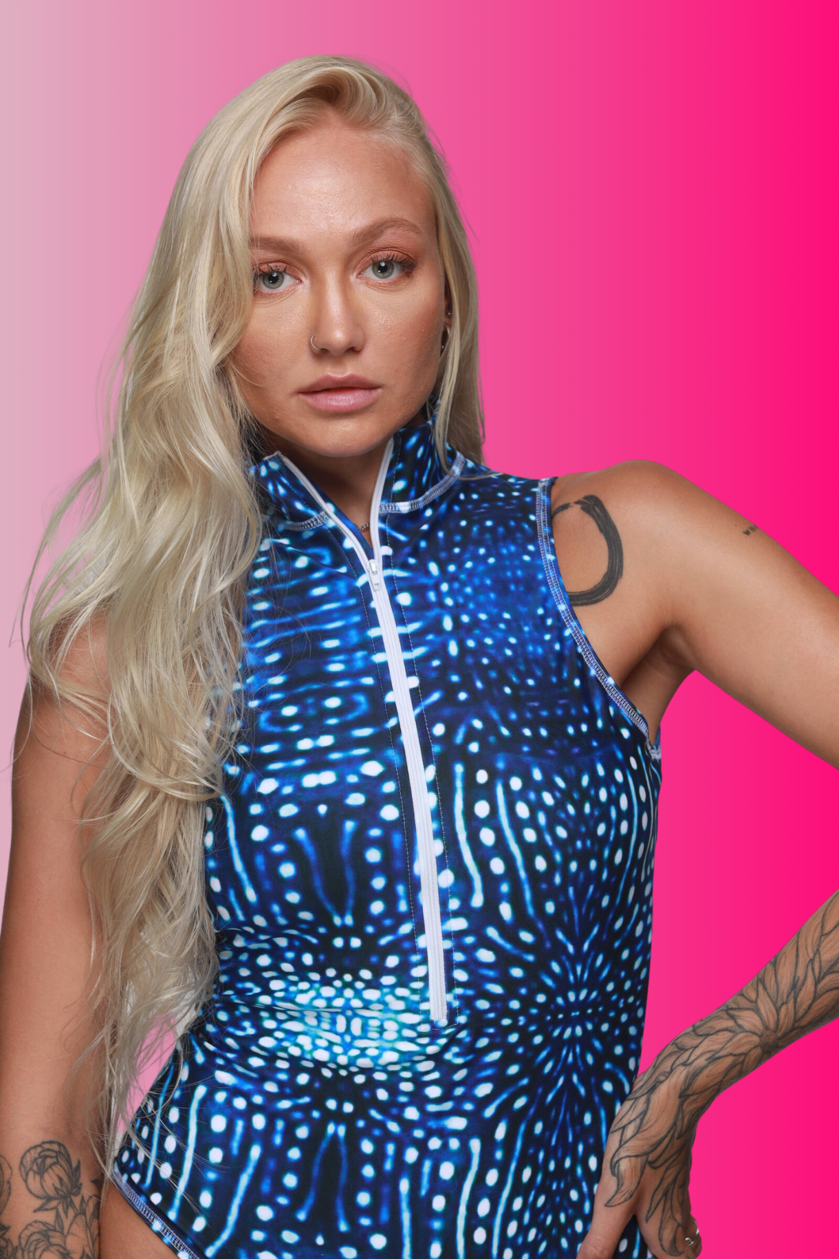 Oceanic Oasis Sleeveless - Blue Whale Shark - BeMyCrazy