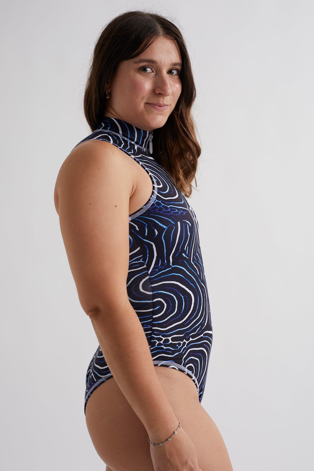 Oceanic Oasis Sleeveless - New Blue Angel Fish New Blue Angel Fish