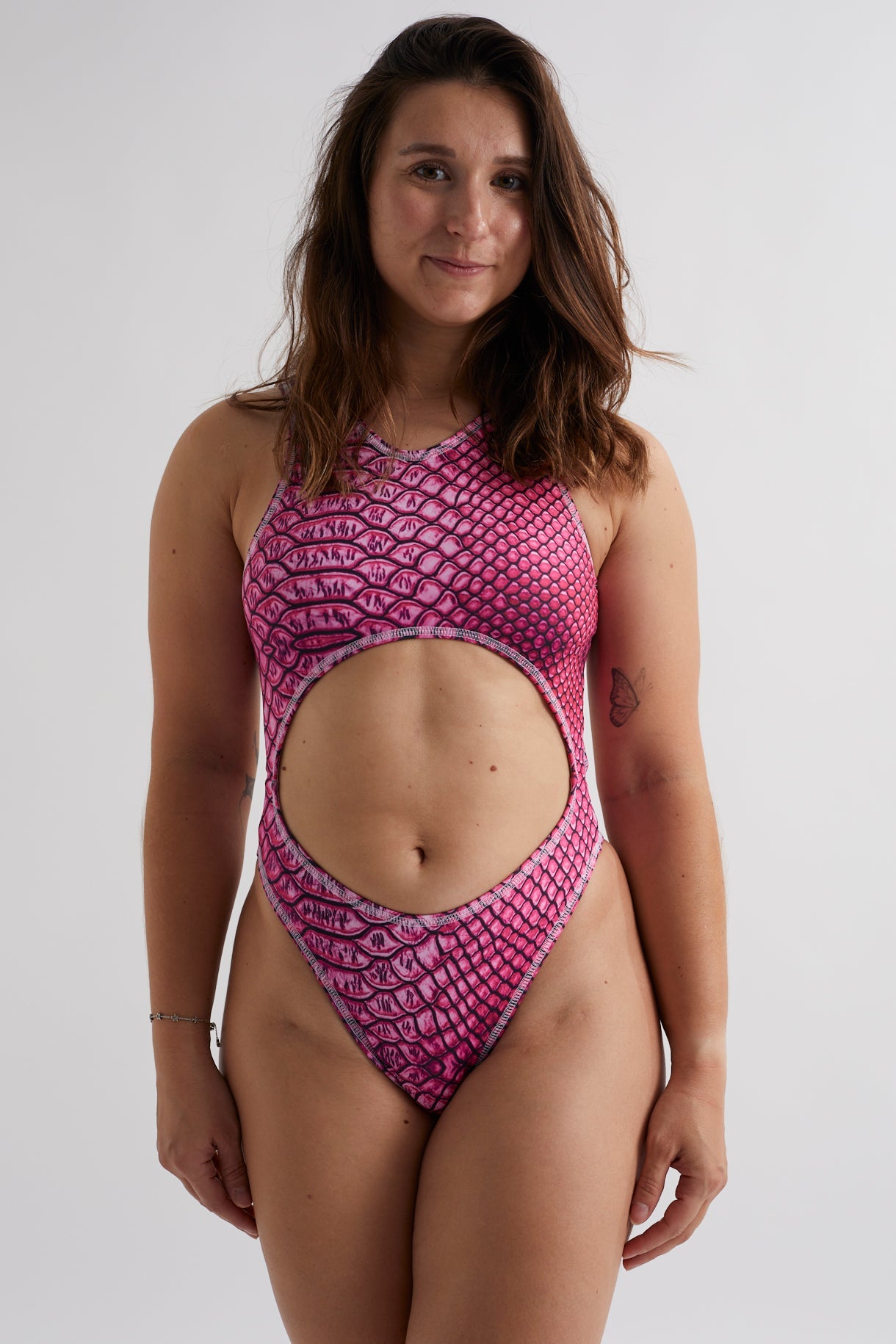 Sea Star Splash Sleeveless - Pink Snake Pink Snake