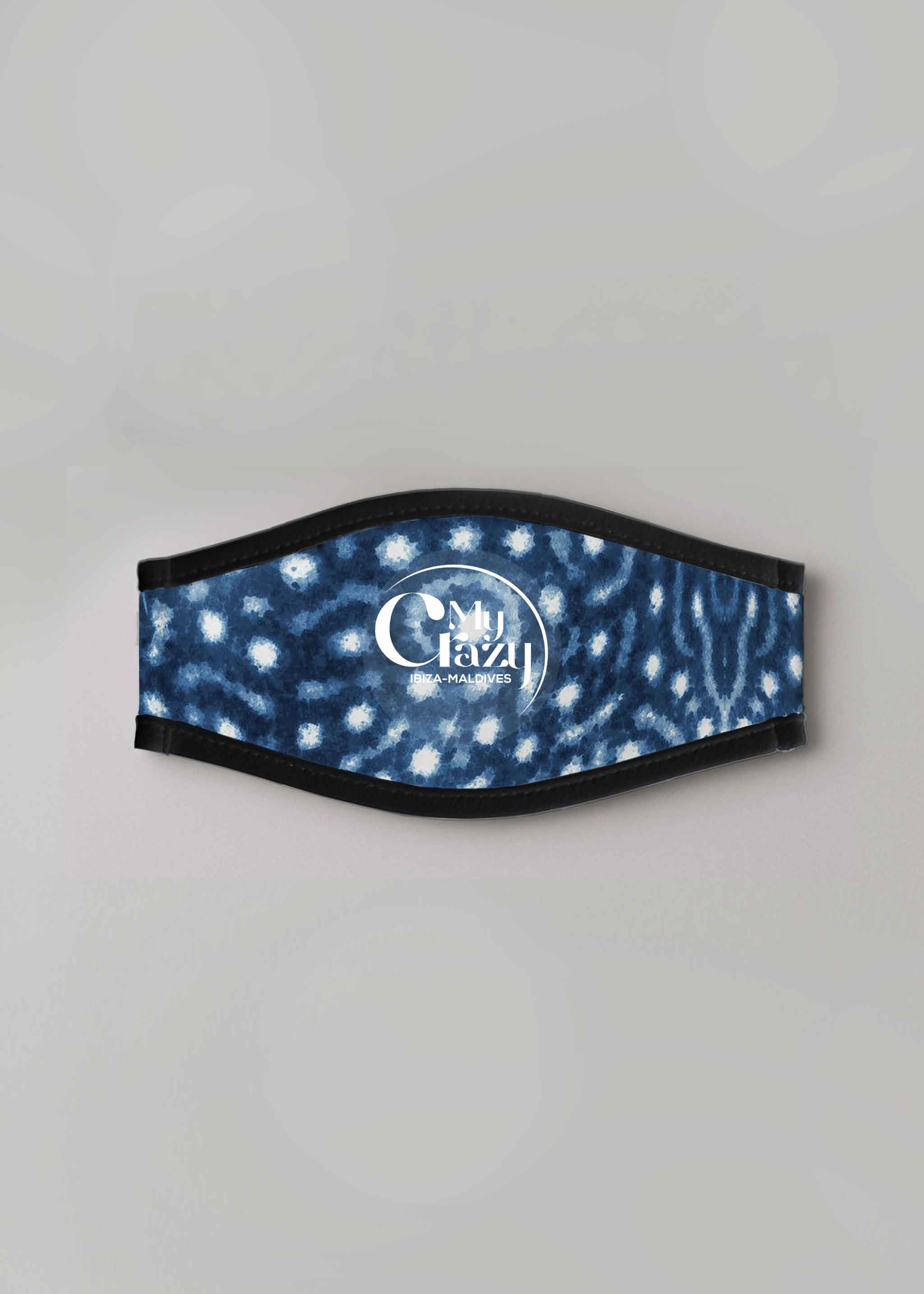 Mask Strap - Blue Whale Shark