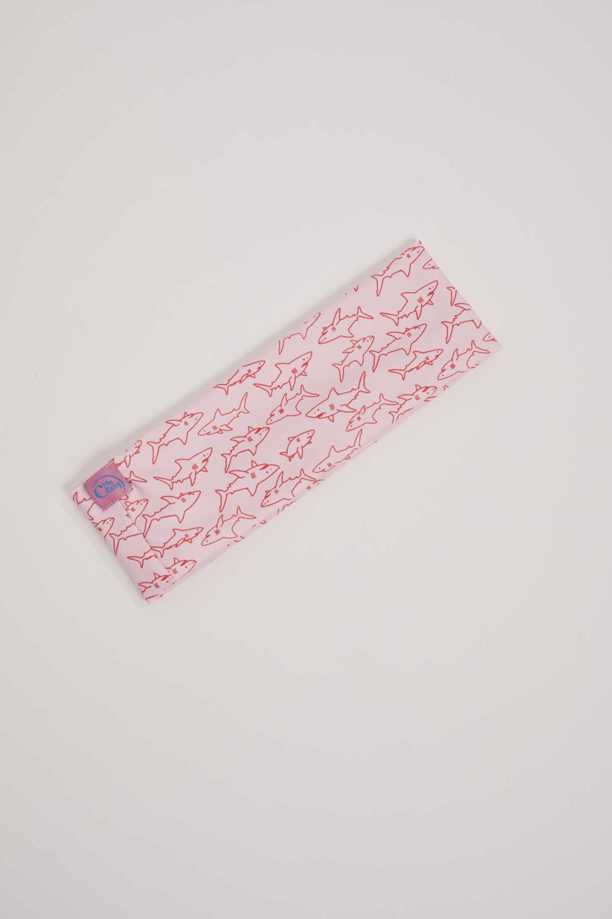 Head Band - Small Pink Sharks Small Pink Tiger Sharks