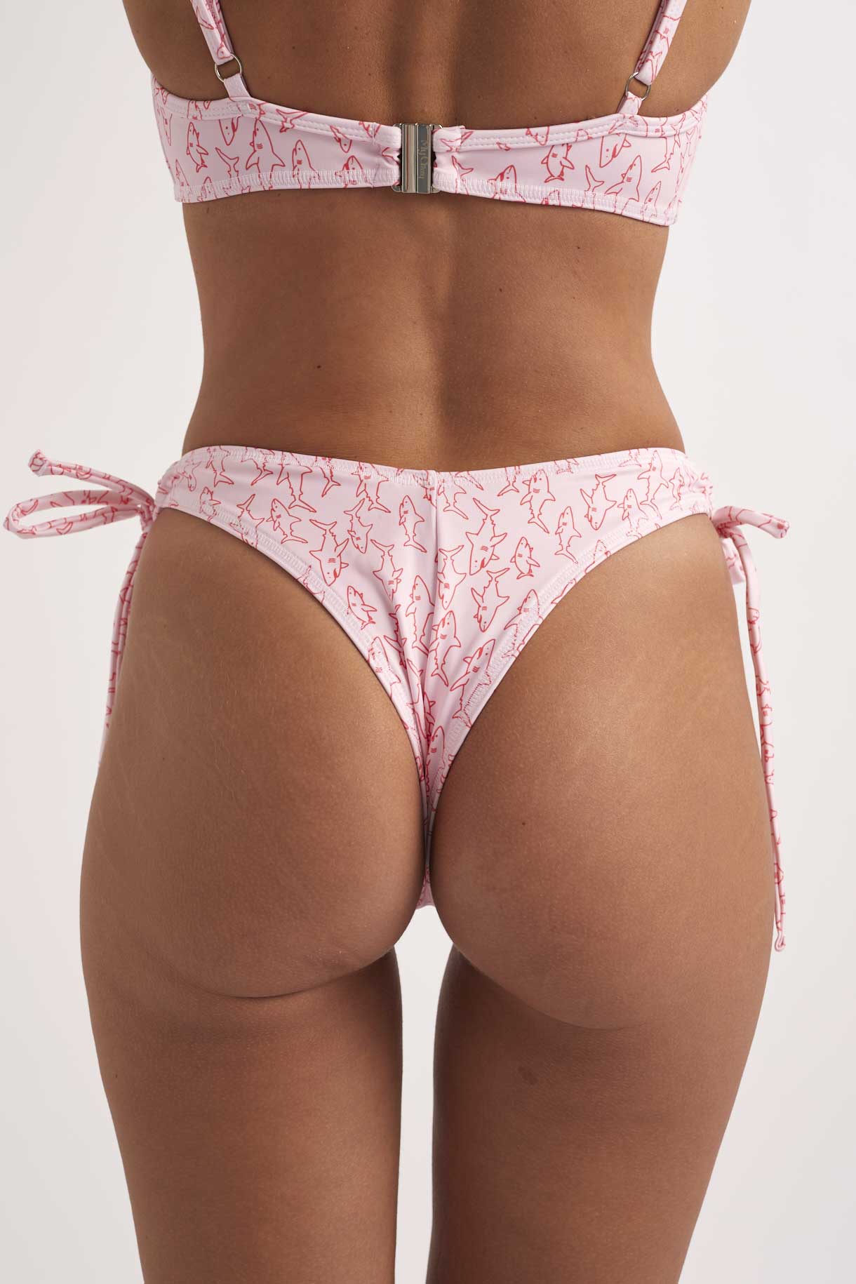 Moon Tide Bottom - Small Pink Sharks Small Pink Sharks