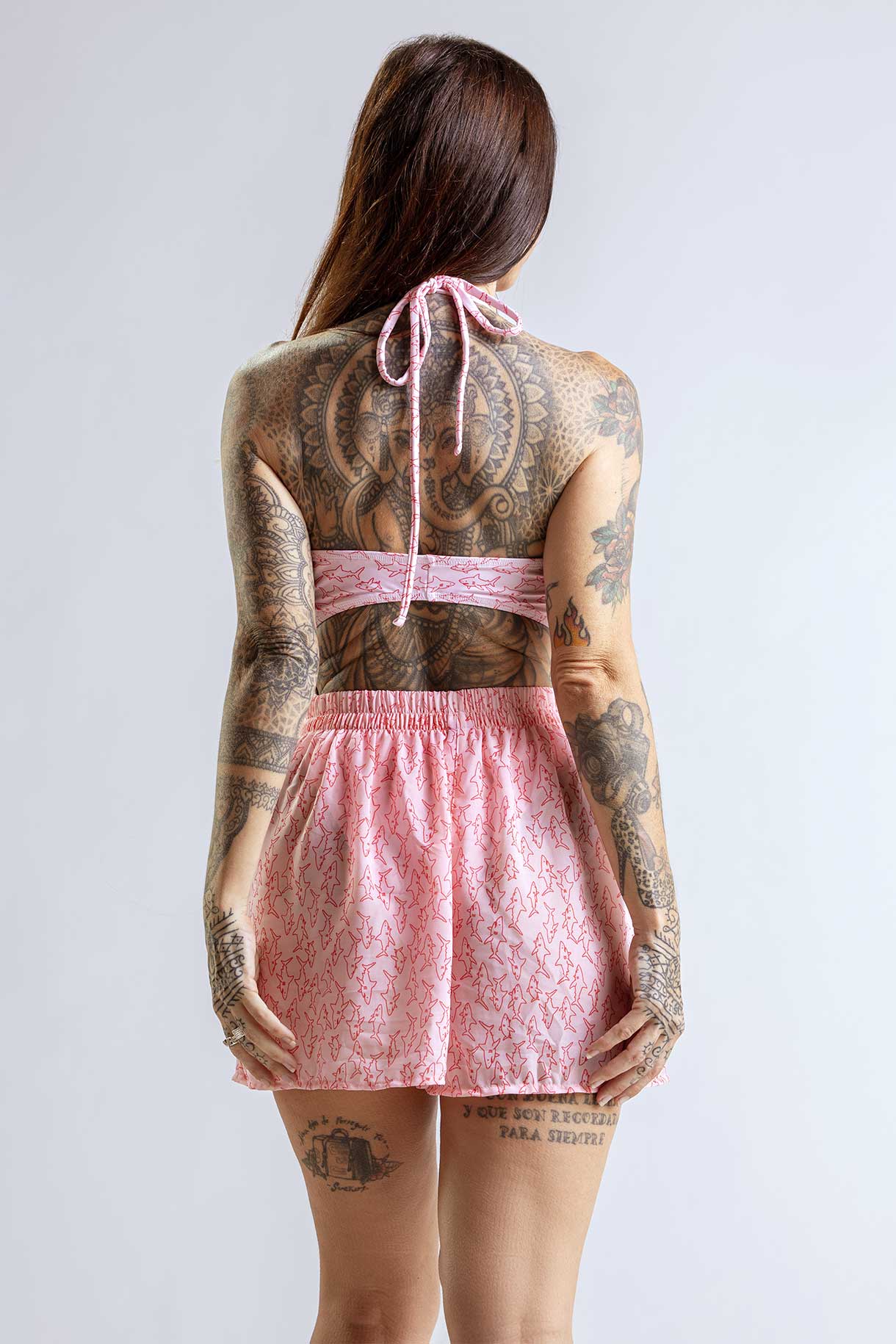 Women’s Shorts - Small Pink Sharks Small Pink Sharks