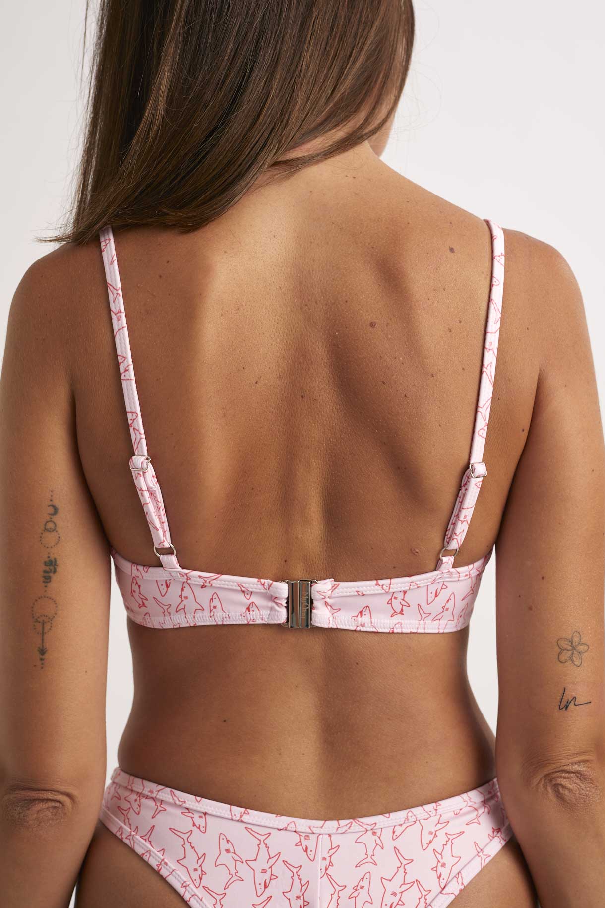 Moonlit Surf Top - Small Pink Sharks Small Pink Sharks