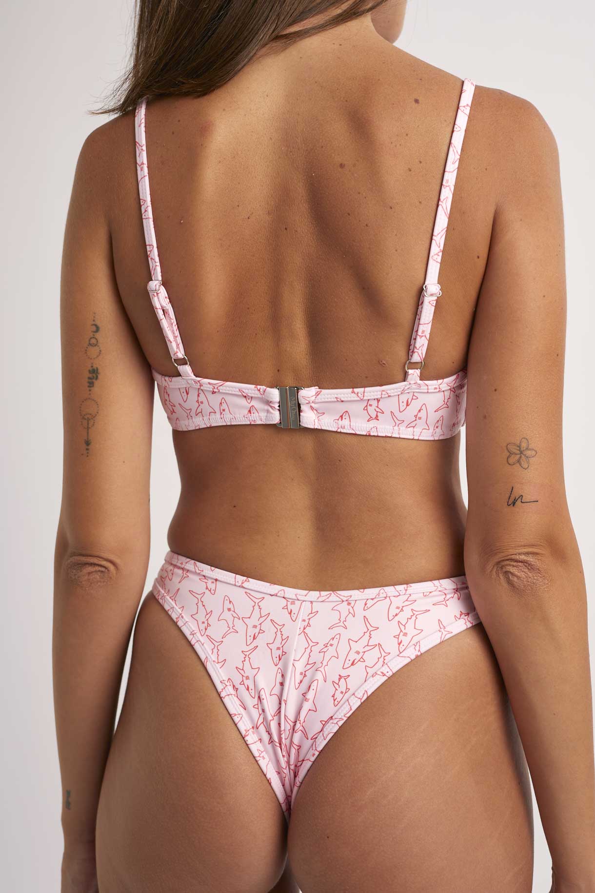 Moonlit Surf Top - Small Pink Sharks Small Pink Sharks