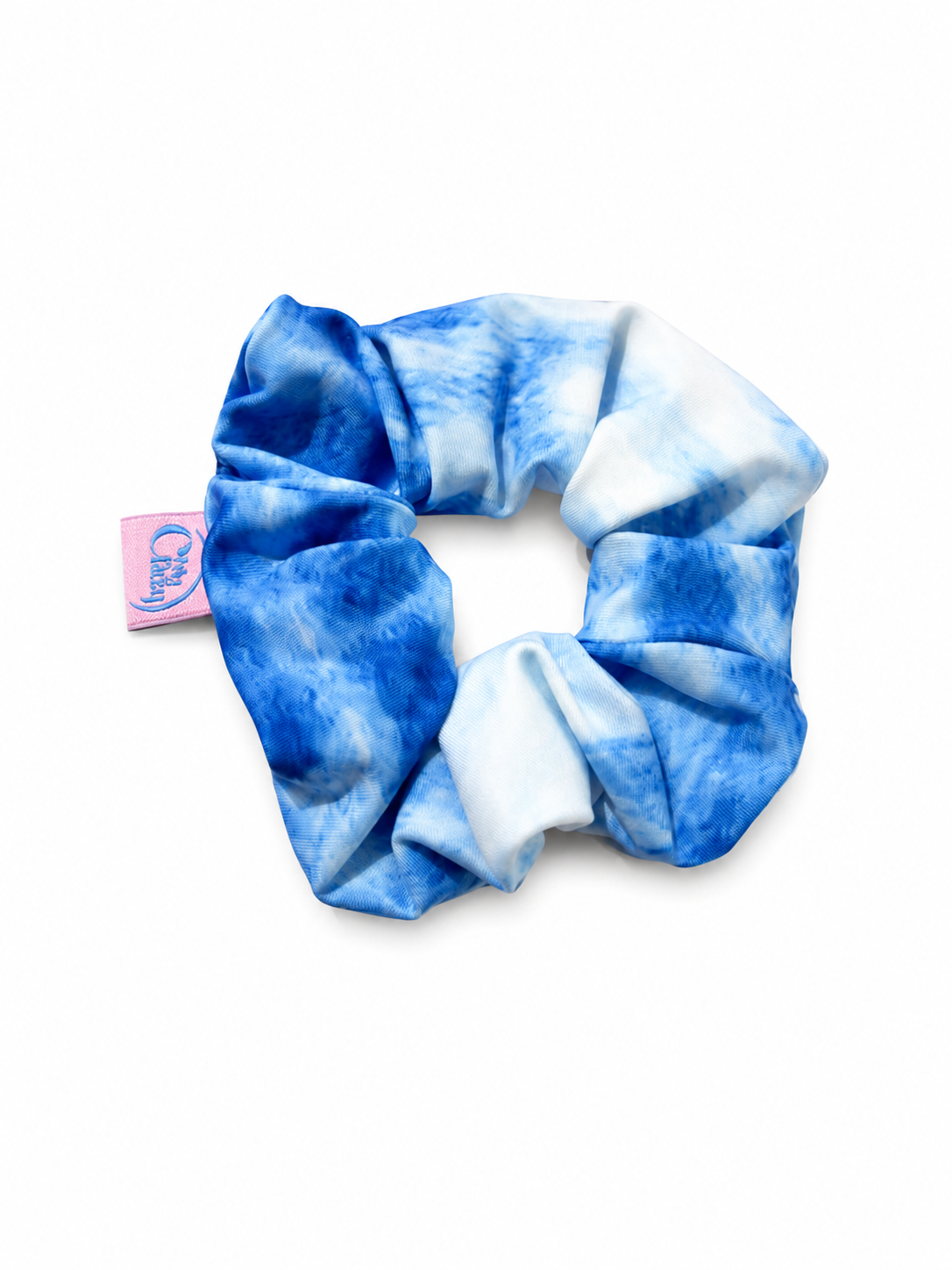 Scrunchie - Blue Tiger Shark Real Skin Blue Tiger Shark Real Skin