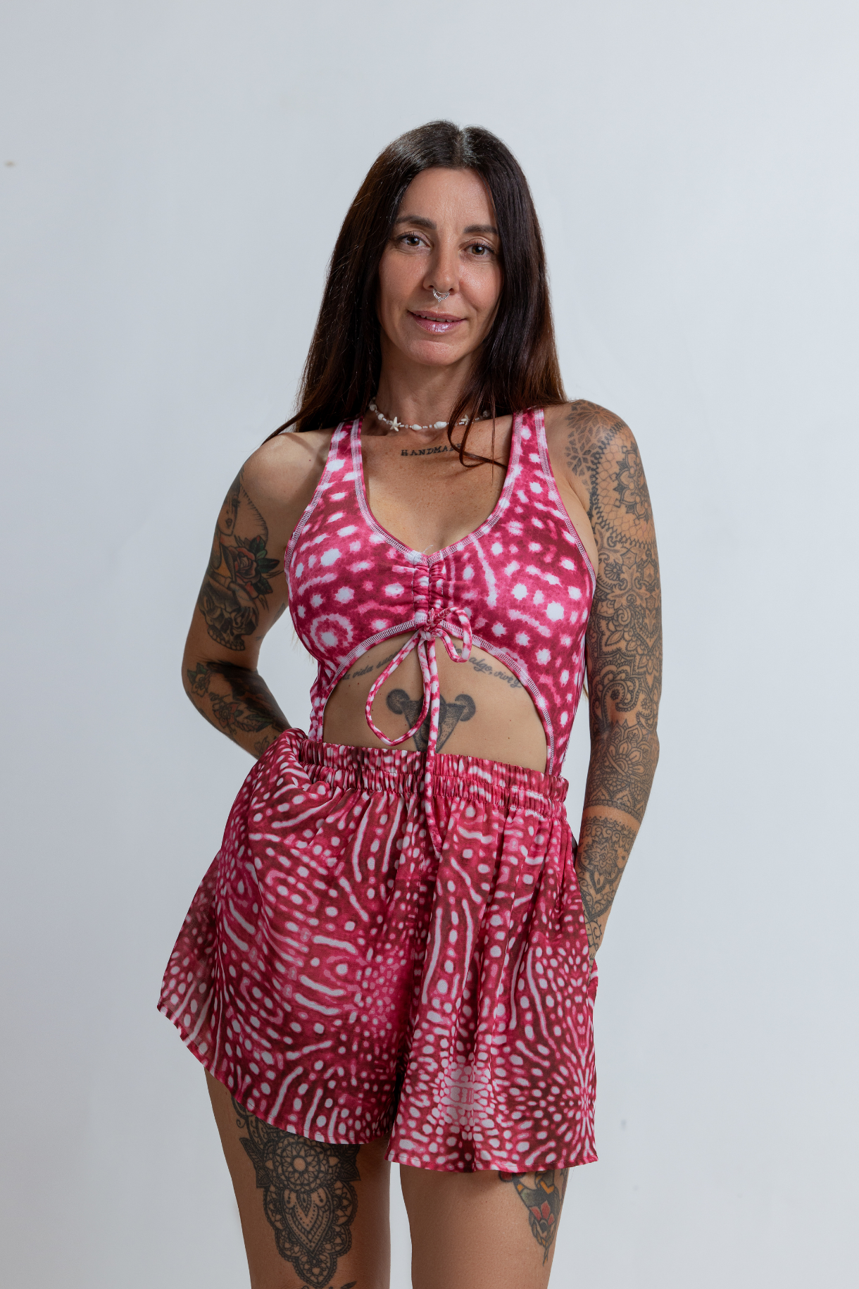 Women’s Shorts - Pink Whale Shark Pink Whale Shark