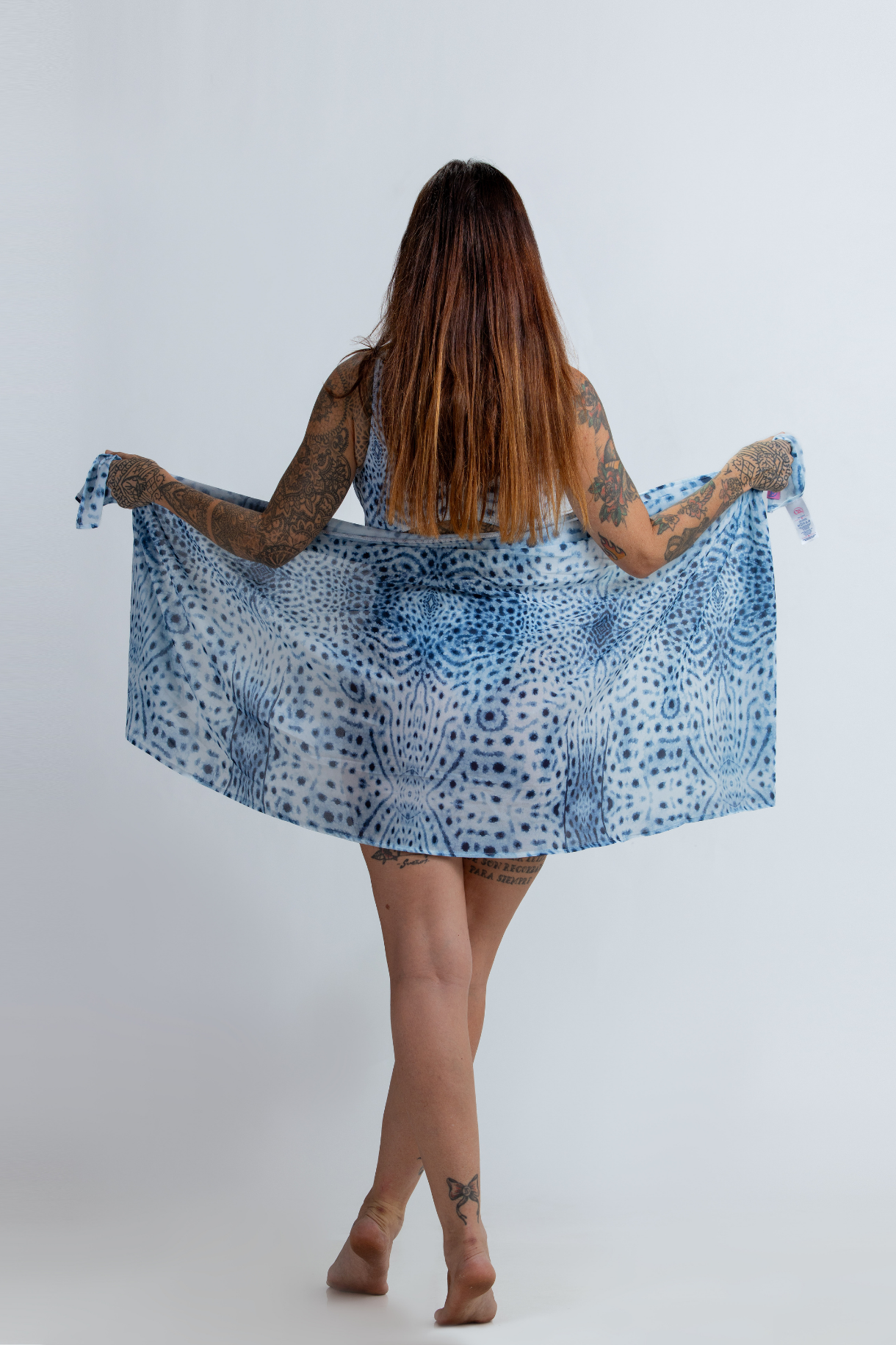Salty Queen Sarong - White Whale Shark White Whale Shark