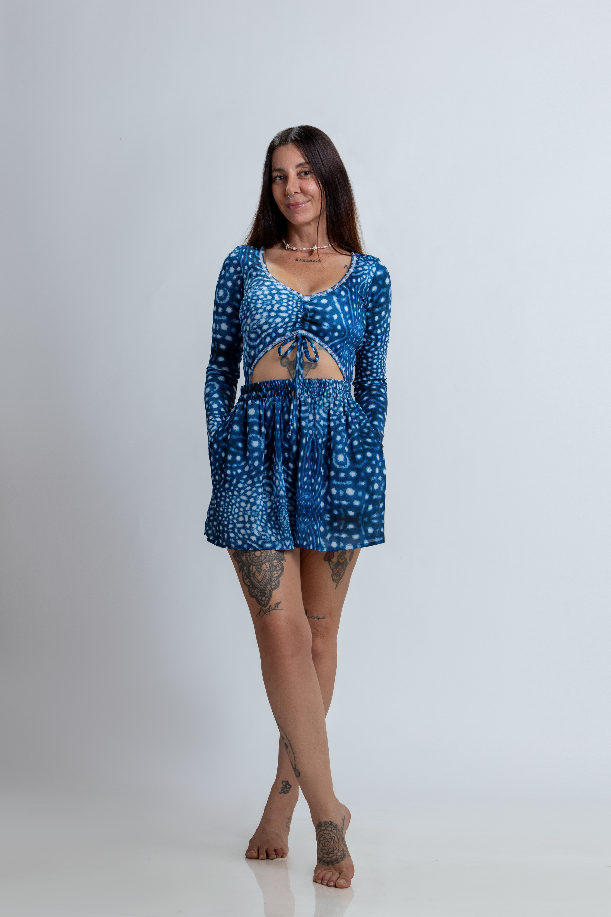 Women’s Shorts - Blue Whale Shark Blue Whale Shark
