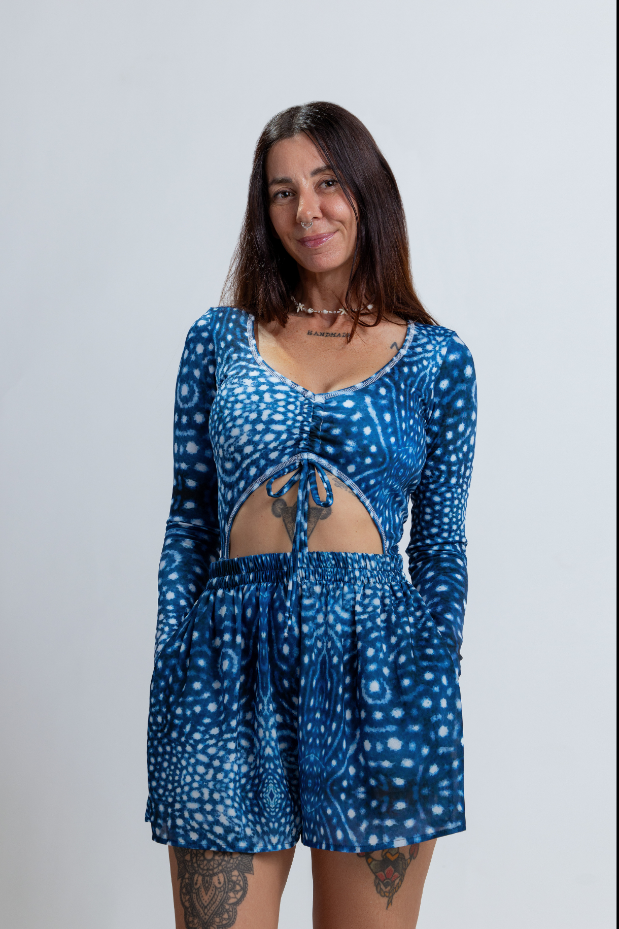 Women’s Shorts - Blue Whale Shark Blue Whale Shark