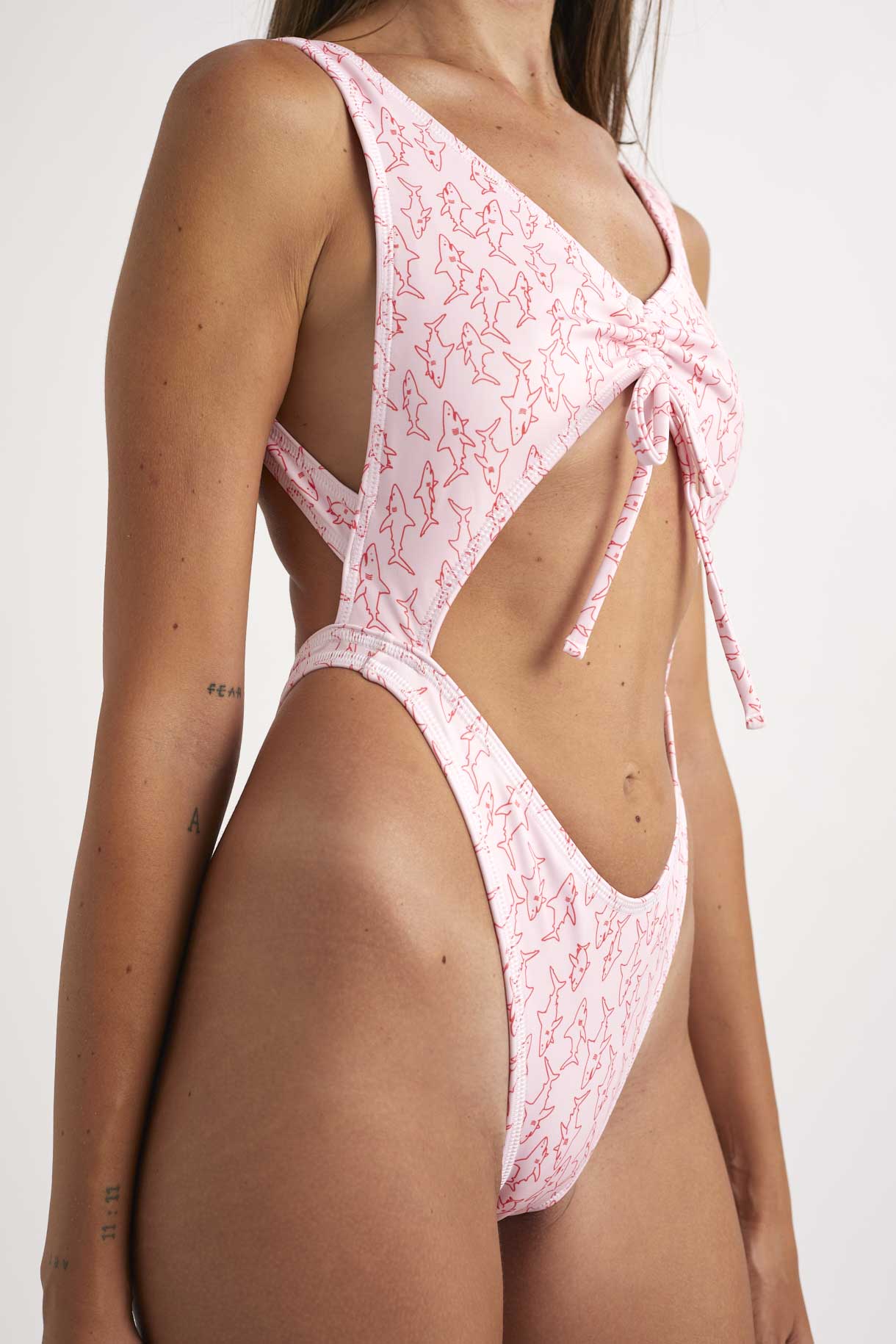 Mermaid Sexy Moon Sleeveless - Small Pink Sharks Small Pink Sharks