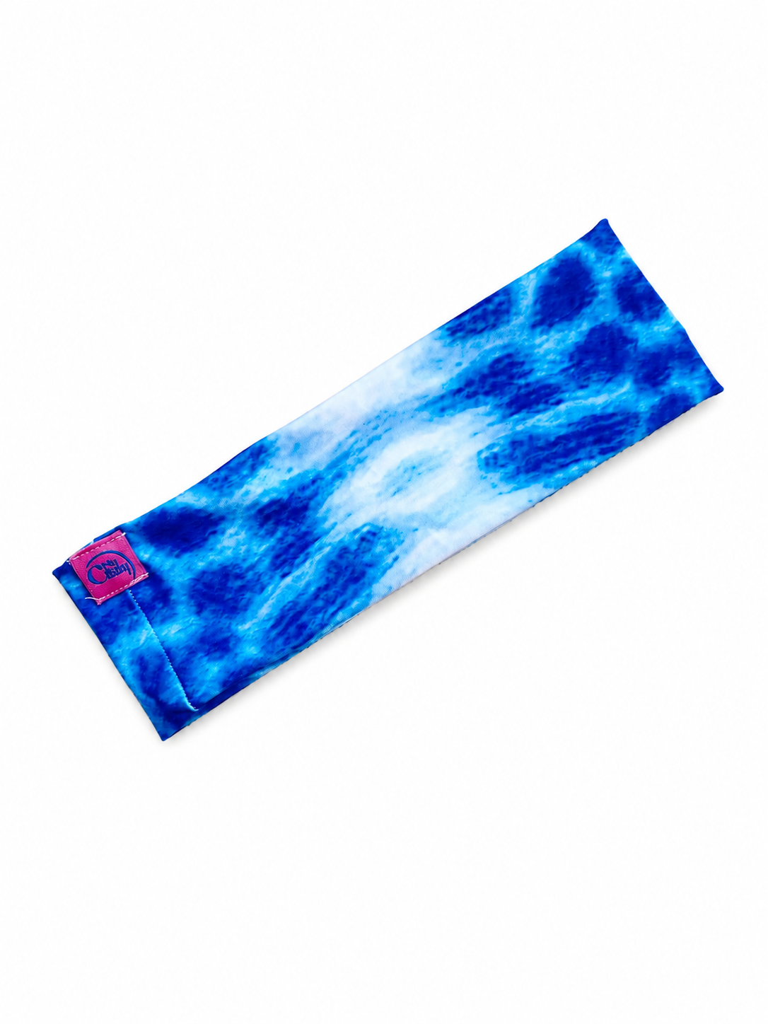 Head Band - Blue Tiger Shark Real Skin Blue Tiger Shark Real Skin
