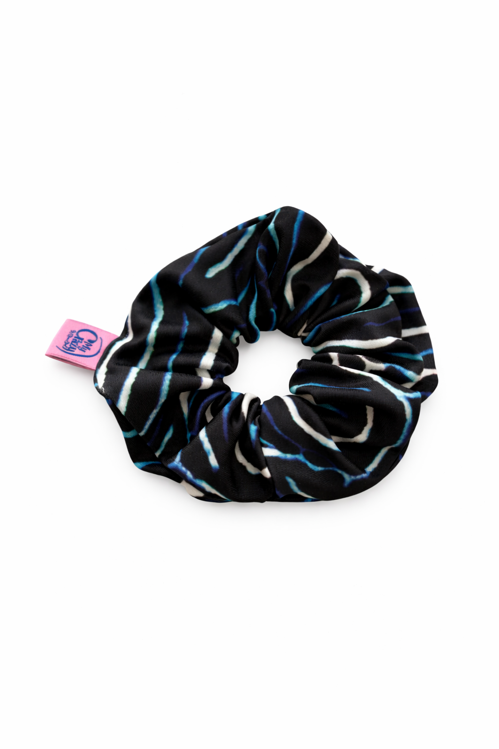 Scrunchie - NEW Blue Angel Fish New Blue Angel Fish
