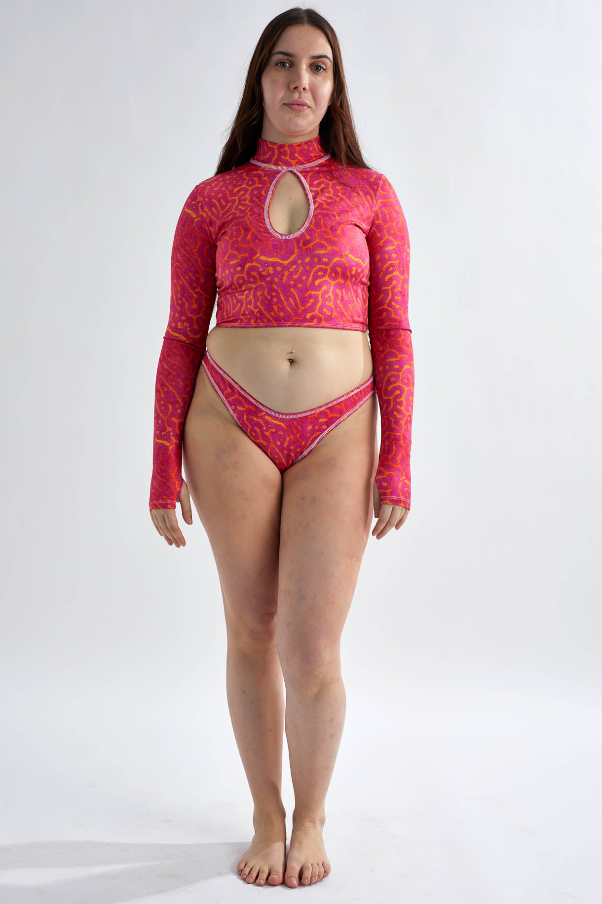 Ocean Drop Crop Top - Napoleon Pink Napoleon Pink