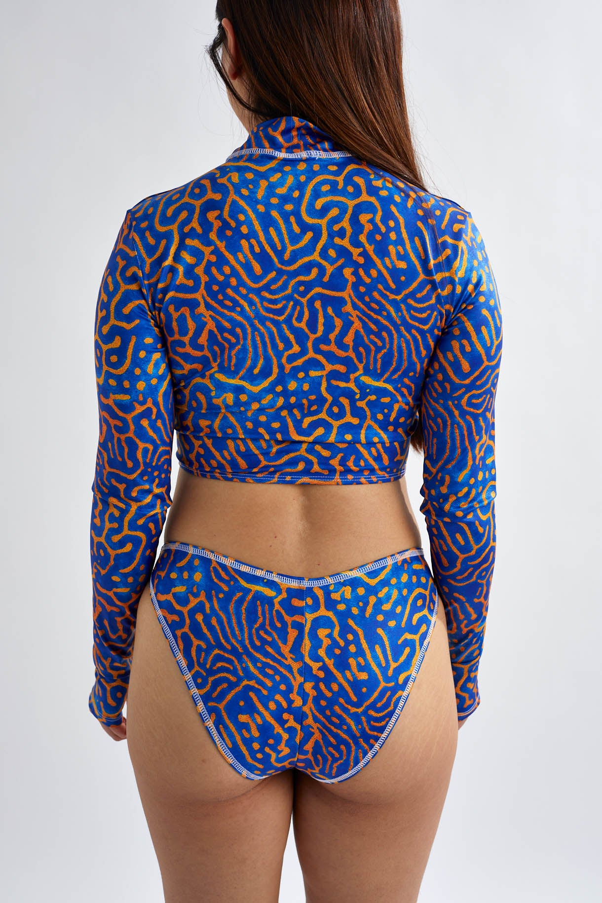 Ocean Drop Crop Top - Napoleon Blue Napoleon Blue