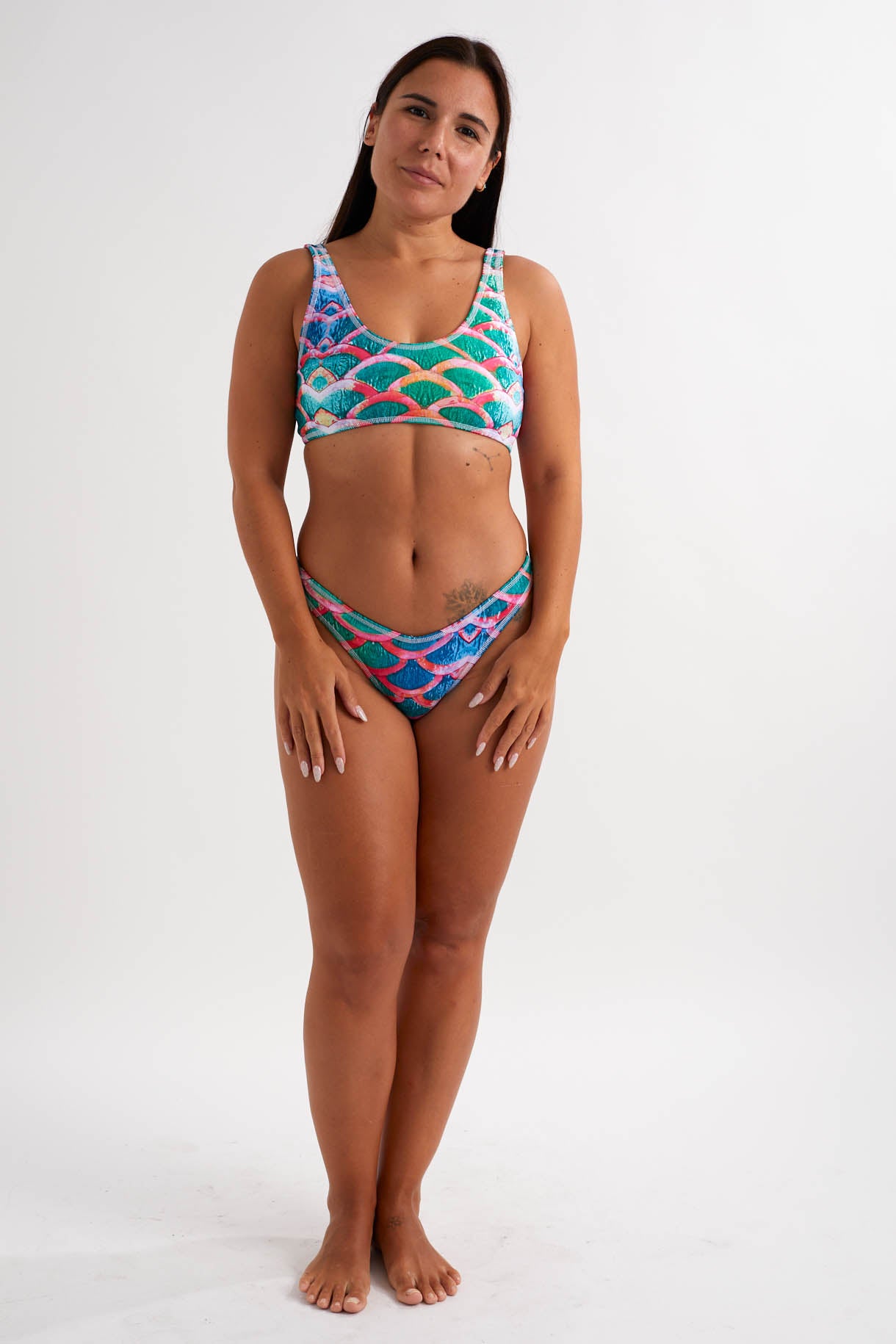 Confident Shine Top - Parrot Fish Parrot Fish