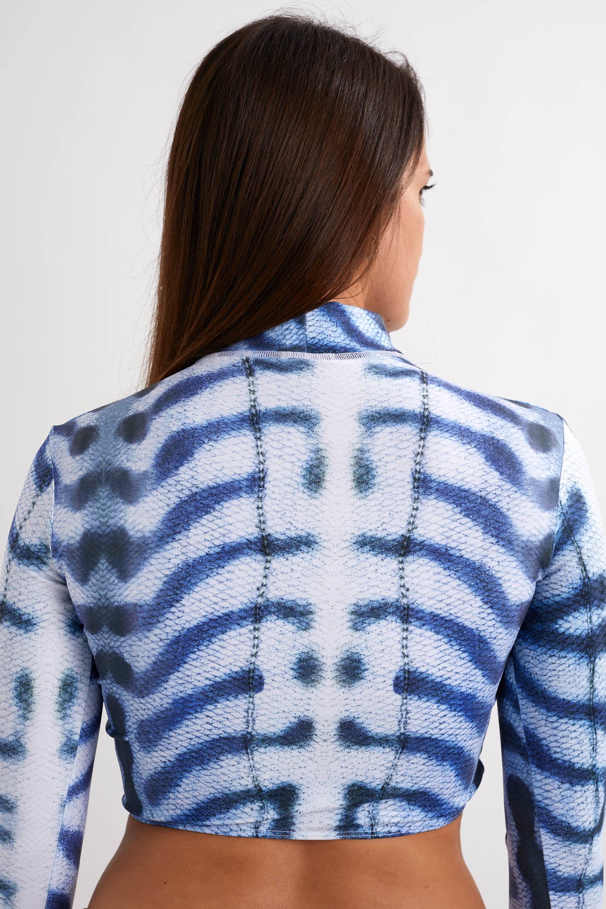 Ocean Confident Crop Top - Tiger Shark Tiger Shark