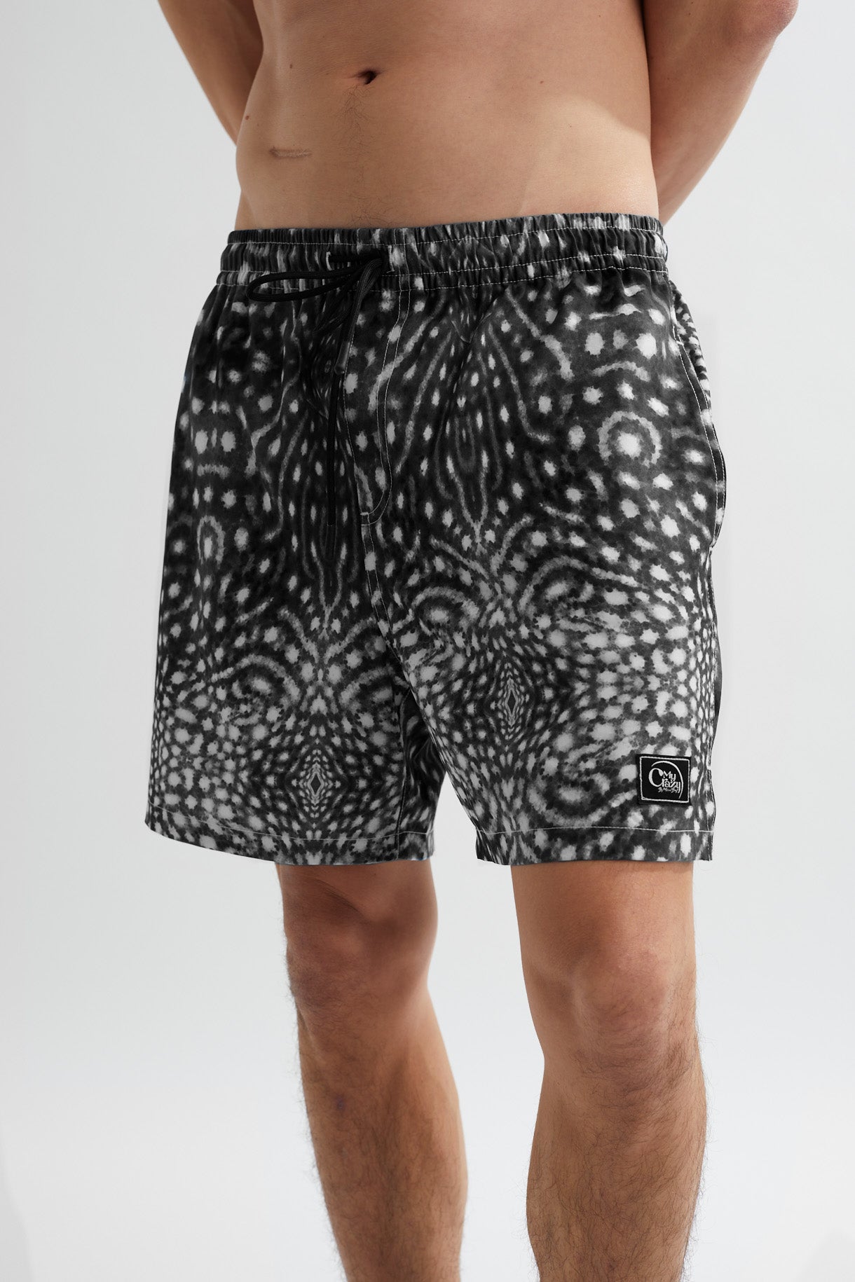 Men's Shorts - Black Whale Shark Black Whale Shark
