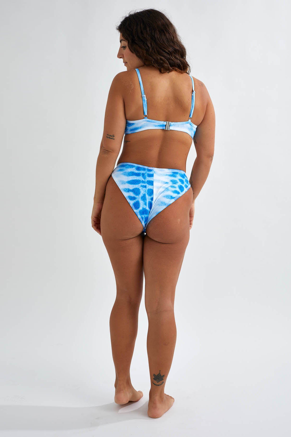 Ocean Drop Bottom - Blue Tiger Shark Real Skin Blue Tiger Shark Real Skin